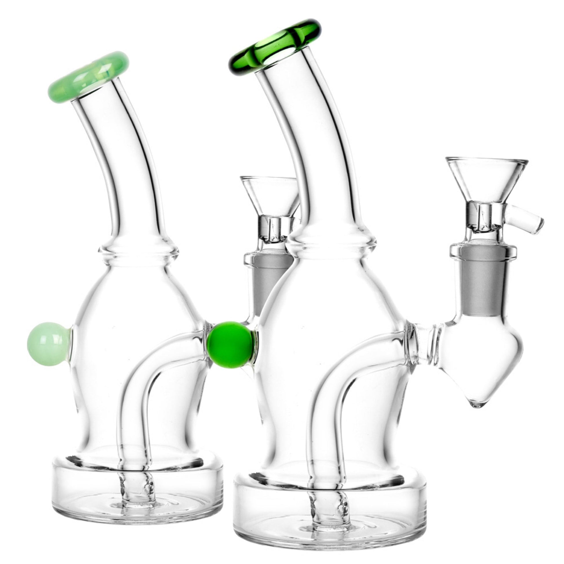 Mission Dispensary 6.5” Curved Body Dab Rig 🌿 by Mission Dispensary | Mission Dispensary