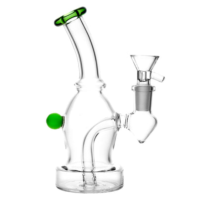 Mission Dispensary 6.5” Curved Body Dab Rig 🌿 by Mission Dispensary | Mission Dispensary