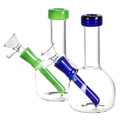 Mission Dispensary 5.5” Dome Mini Beaker Bong by Mission Dispensary | Mission Dispensary