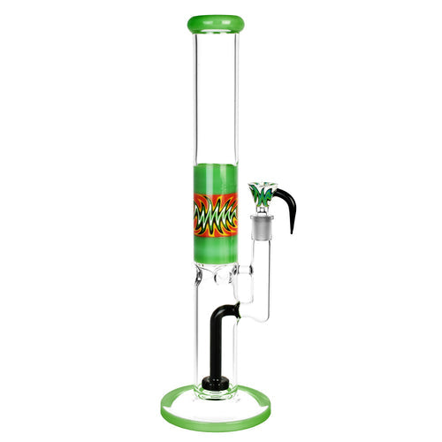 Mission Dispensary 15.5” Glitch Straight Tube Bong by Mission Dispensary | Mission Dispensary