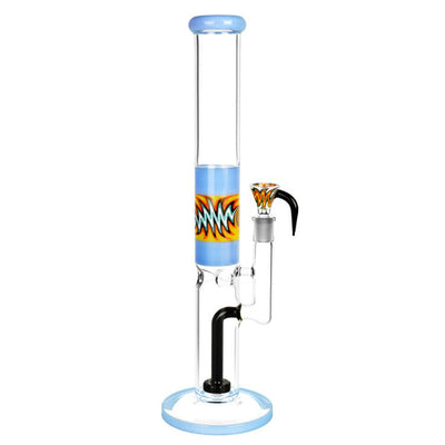 Mission Dispensary 15.5” Glitch Straight Tube Bong by Mission Dispensary | Mission Dispensary