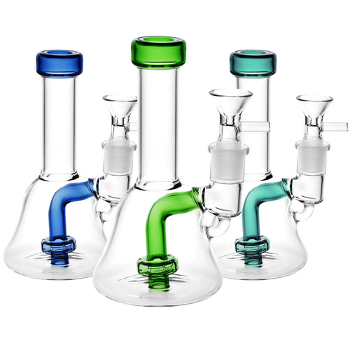 Mission Dispensary 6” Handbell Mini Bong by Mission Dispensary | Mission Dispensary