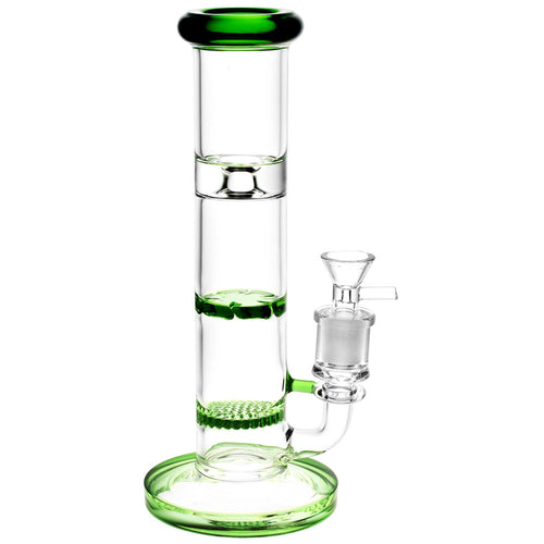 Mission Dispensary 9” Honeycomb Perc Bong by Mission Dispensary | Mission Dispensary