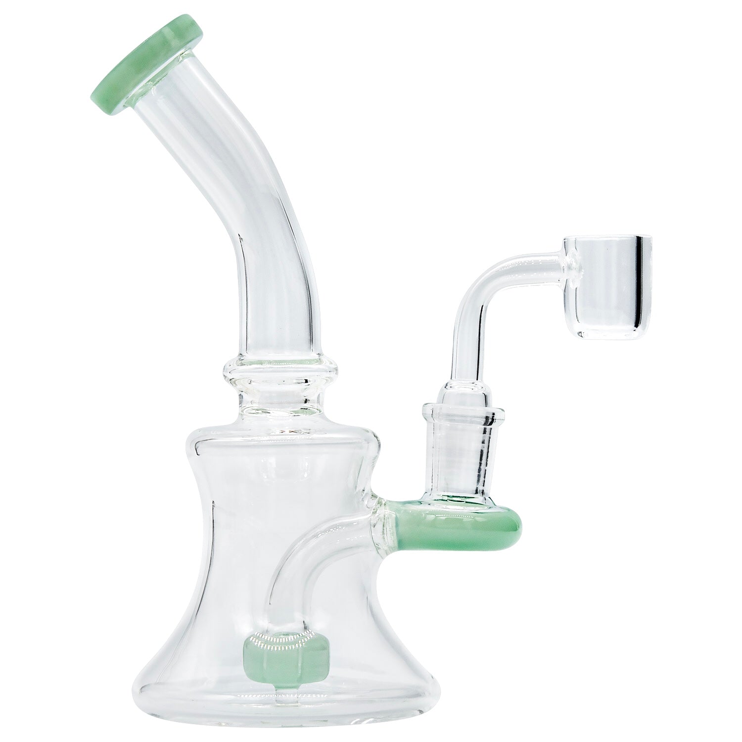 Mission Dispensary 7” Hourglass Dab Rig 🌿 by Mission Dispensary | Mission Dispensary