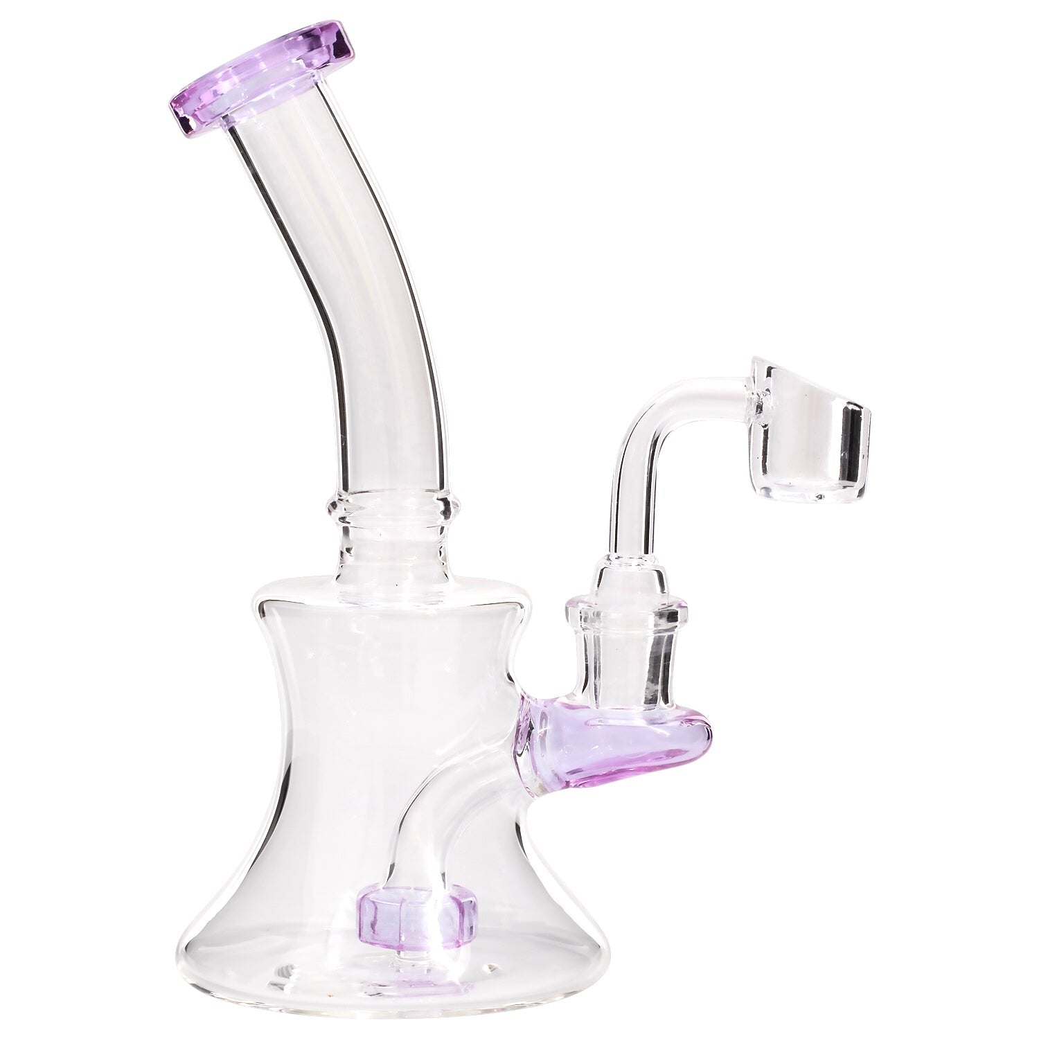 Mission Dispensary 7” Hourglass Dab Rig 🌿 by Mission Dispensary | Mission Dispensary