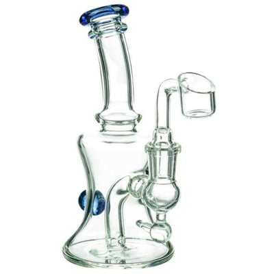 Mission Dispensary 6.5” Marble Studded Dab Rig 🌿 by Mission Dispensary | Mission Dispensary