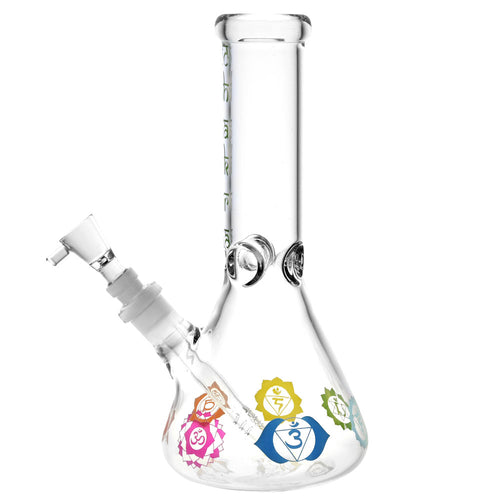 Mission Dispensary 10” Seven Chakras Beaker Bong by Mission Dispensary | Mission Dispensary