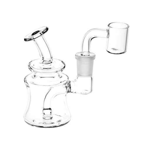 Mission Dispensary 4” Shorty Mini Rig by Mission Dispensary | Mission Dispensary