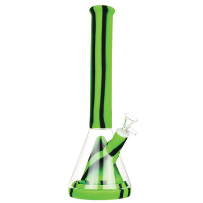 Mission Dispensary 14” Silicone & Glass Hybrid Beaker Bong by Mission Dispensary | Mission Dispensary