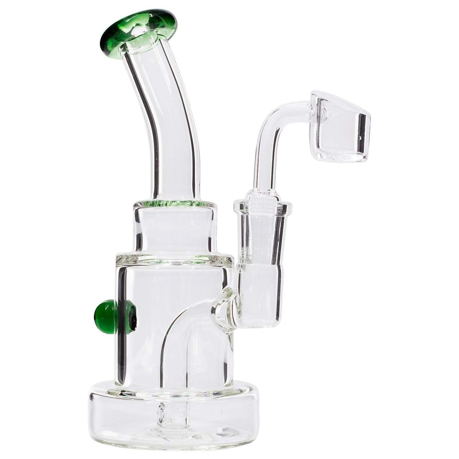 Mission Dispensary 6.5” Stacked Cake Dab Rig by Mission Dispensary | Mission Dispensary