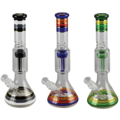 Mission Dispensary 12” Tree Perc Beaker Bong by Mission Dispensary | Mission Dispensary