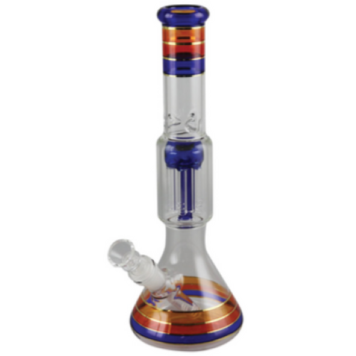 Mission Dispensary 12” Tree Perc Beaker Bong by Mission Dispensary | Mission Dispensary