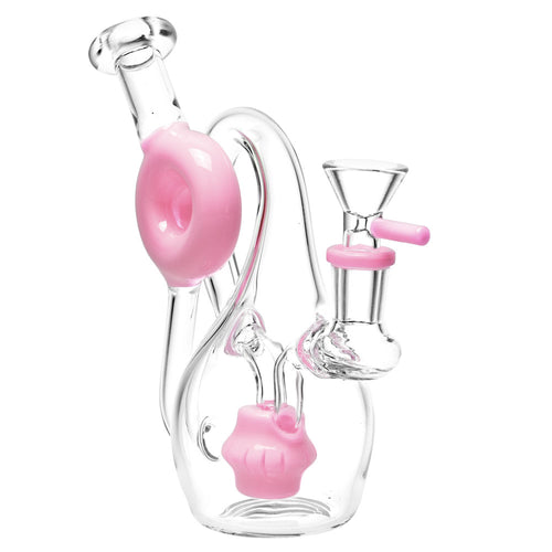 Mission Dispensary 6.5” Twisted Donut Recycler Bong by Mission Dispensary | Mission Dispensary