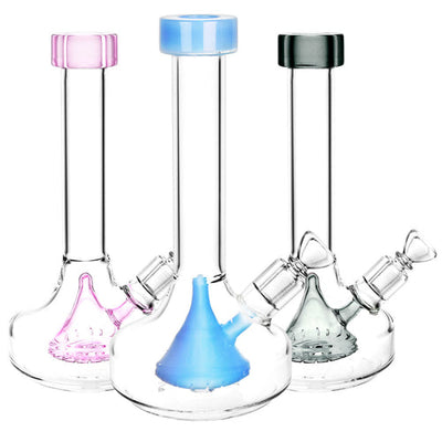 Mission Dispensary 9” Wide Base Beaker Bong by Mission Dispensary | Mission Dispensary