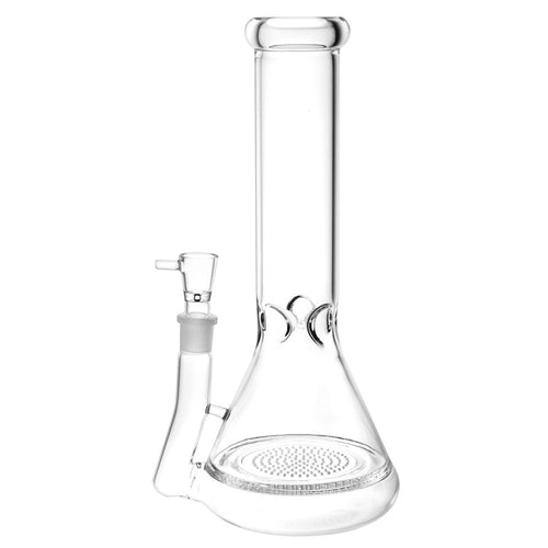 Mission Dispensary 12” Wide Honeycomb Perc Beaker Bong by Mission Dispensary | Mission Dispensary