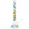 Cirrus Glass 13.5” Beaker Bong - Multiple Designs! by Cirrus Glass | Mission Dispensary