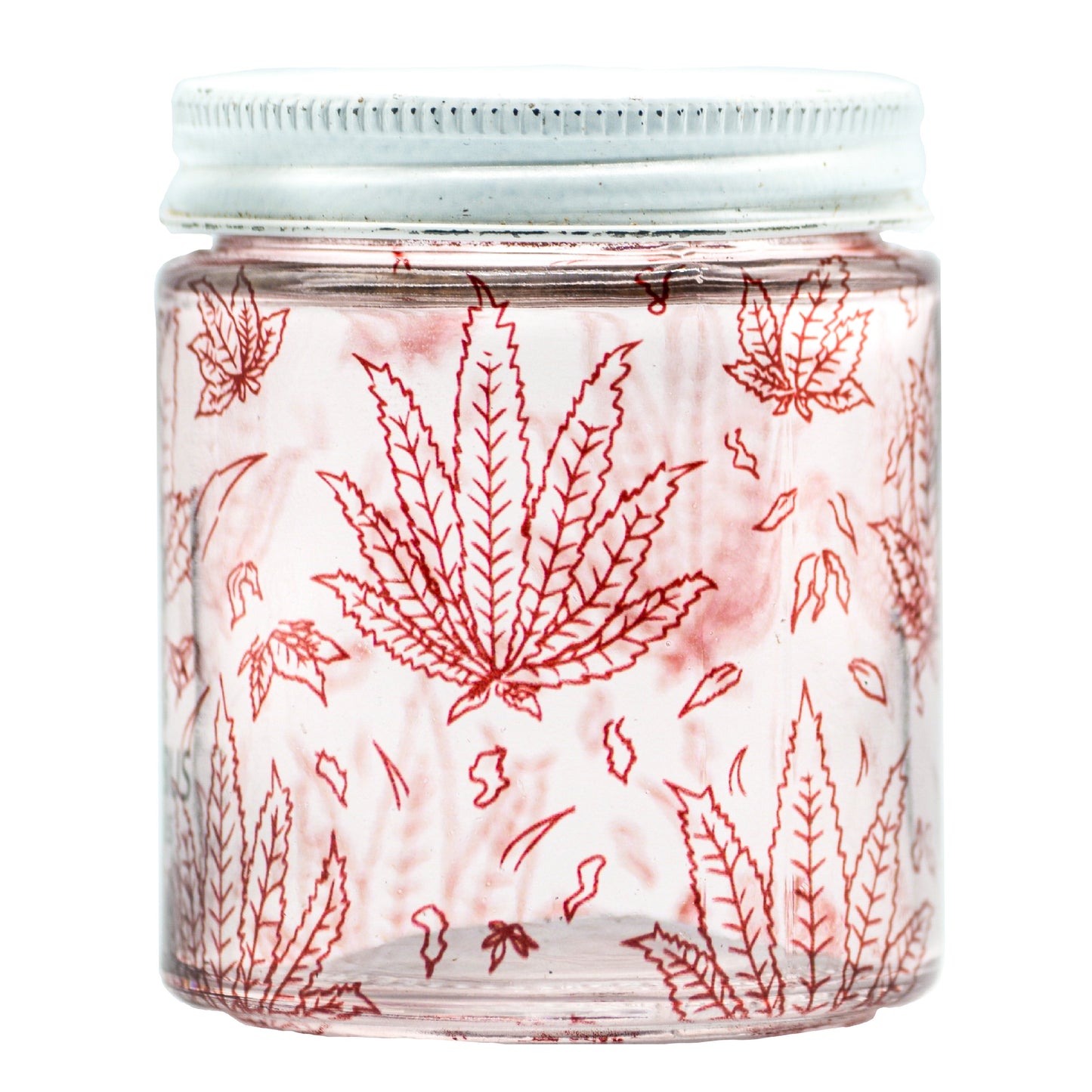 Cirrus Glass Red Sativa Stash Jar