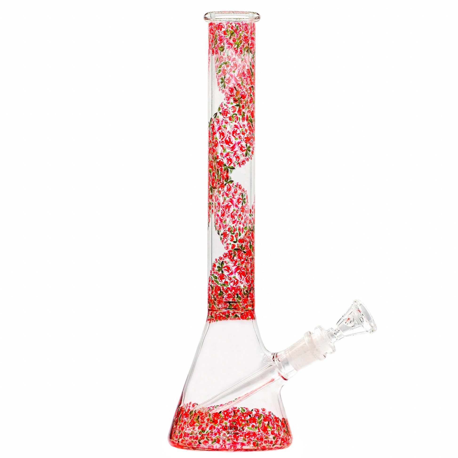 Cirrus Glass 13.5” Beaker Bong - Multiple Designs! by Cirrus Glass | Mission Dispensary
