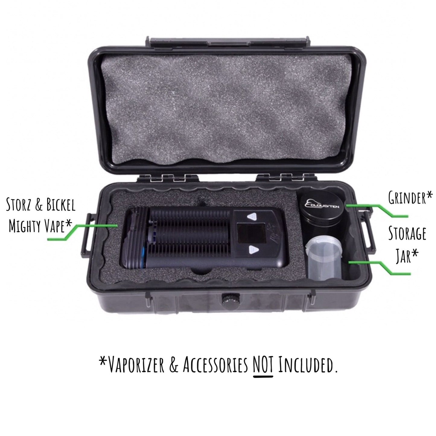 Storz & Bickel Mighty Vaporizer Hard Travel Case by CLOUD/TEN | Mission Dispensary