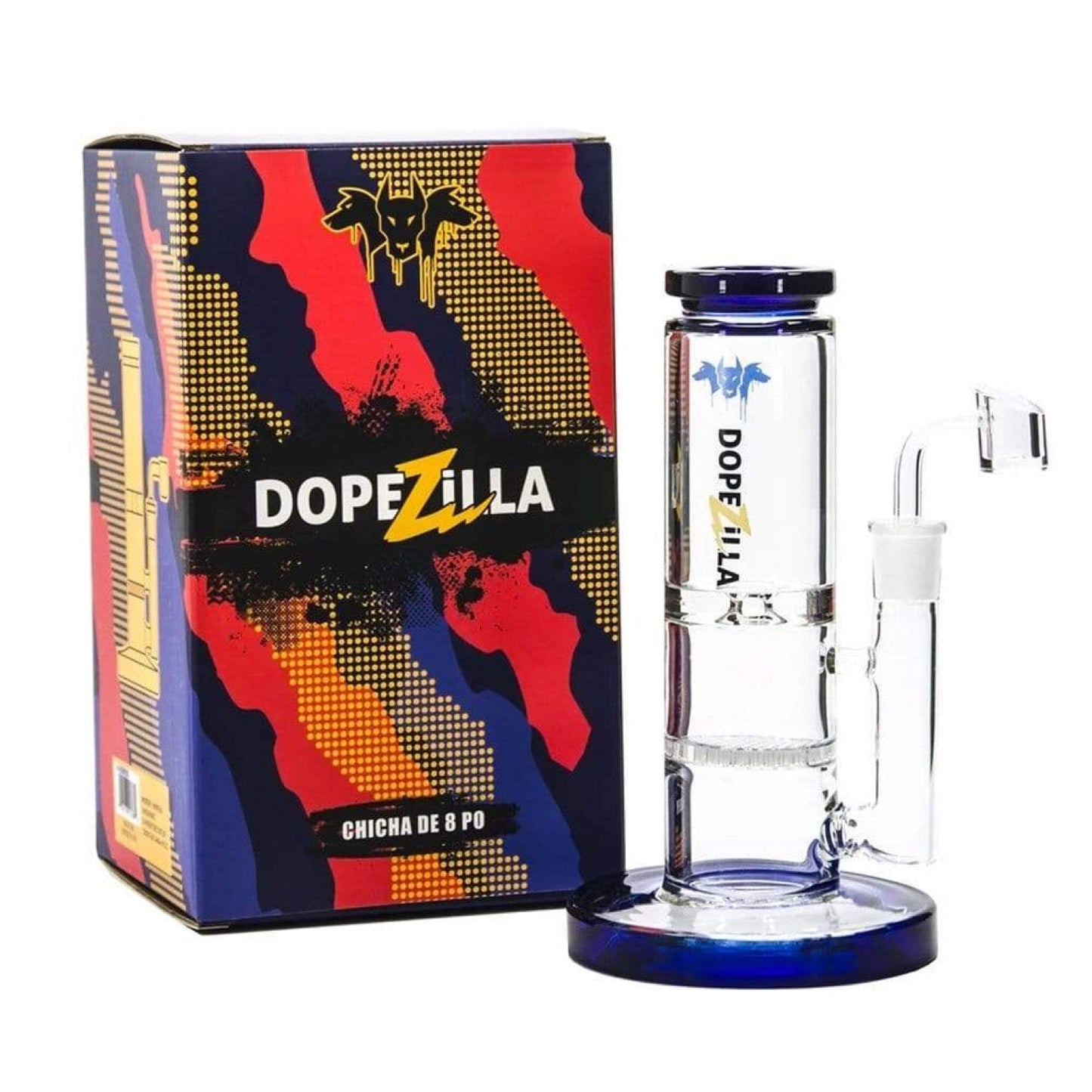 Dopezilla 8” Cerberus Dab Rig by Dopezilla | Mission Dispensary