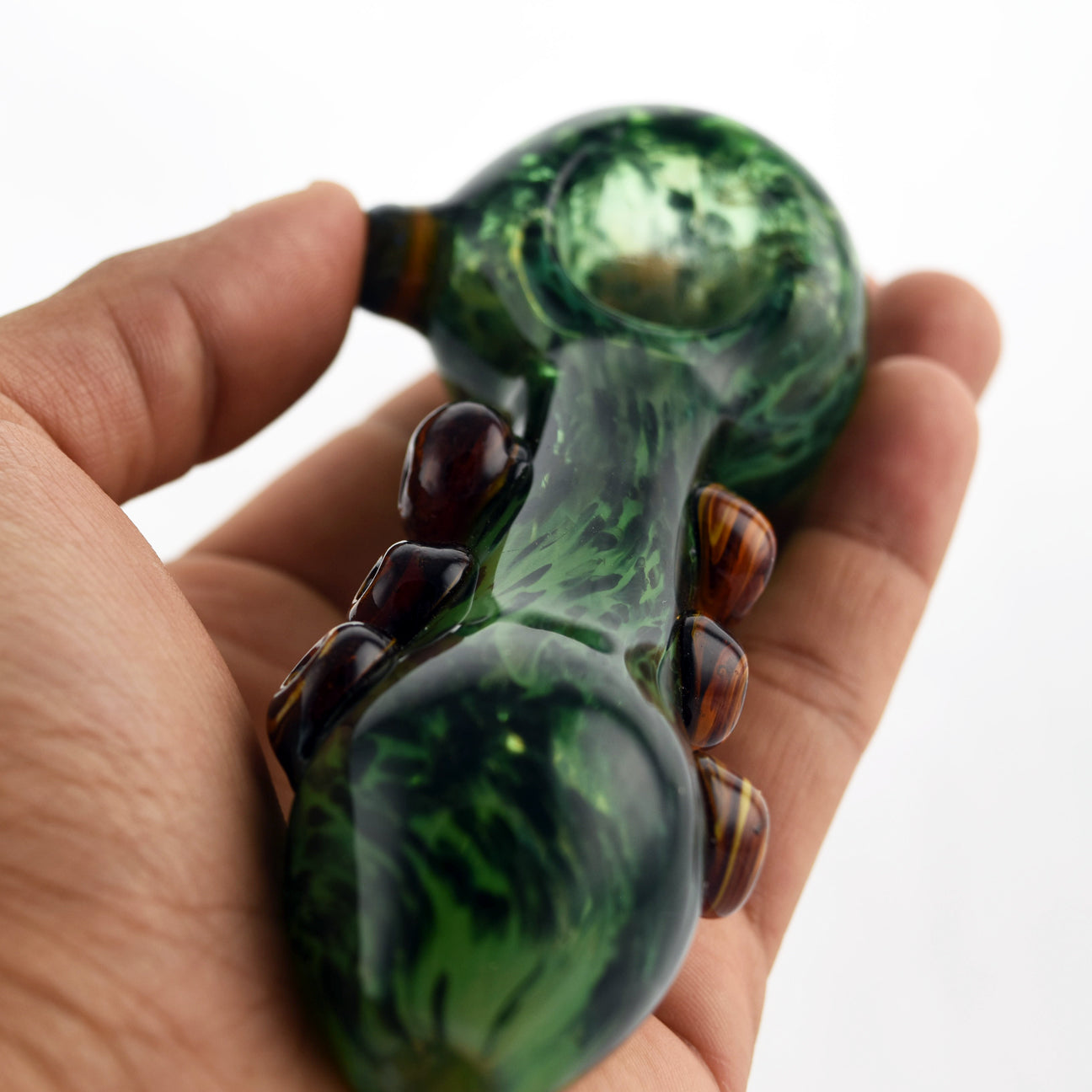 Rainforest Tree Glass Hand Pipe 🌲 by Mission Dispensary | Mission Dispensary