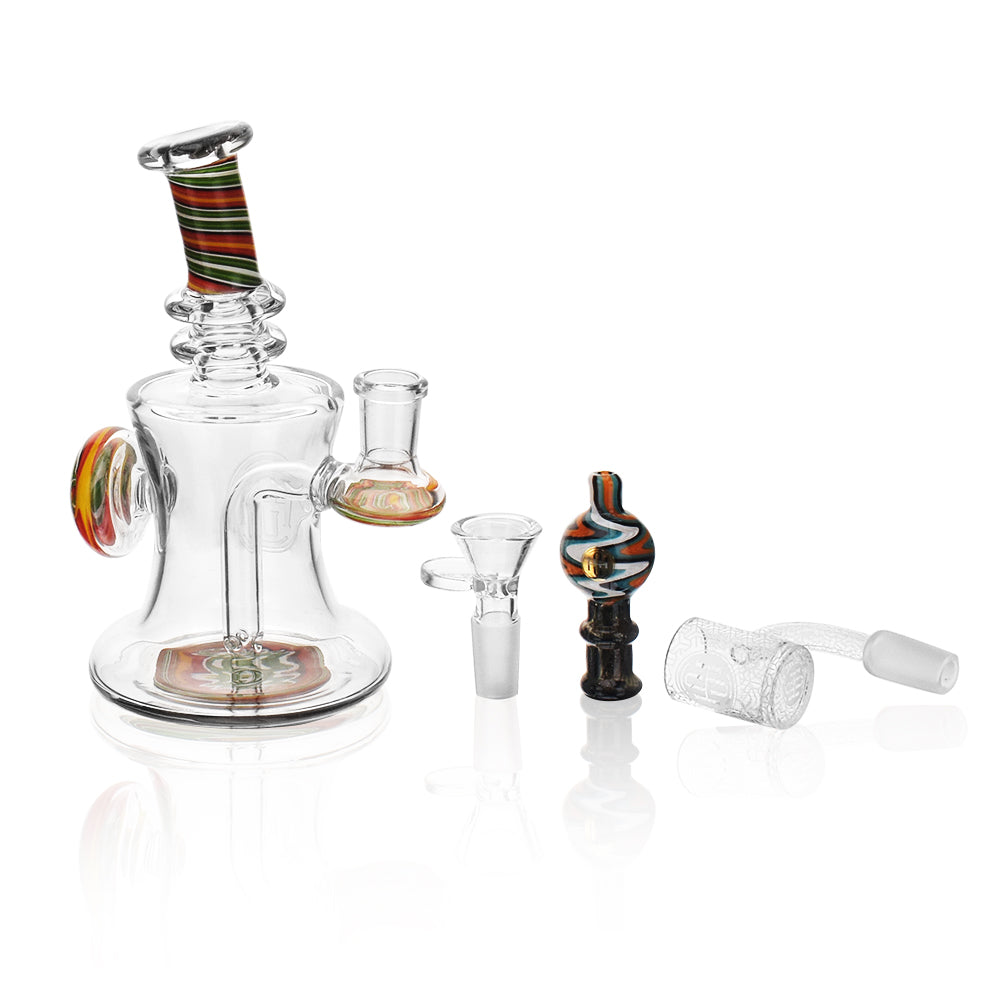 High Society 7.5 Astara Premium Wig Wag Concentrate Rig by High Society | Mission Dispensary