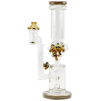 Empire Glassworks “Beehive” Recycler Rig 🐝 by Empire Glassworks | Mission Dispensary