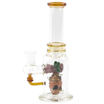 Empire Glassworks “Beehive” Mini Beaker Bong 🐝 by Empire Glassworks | Mission Dispensary