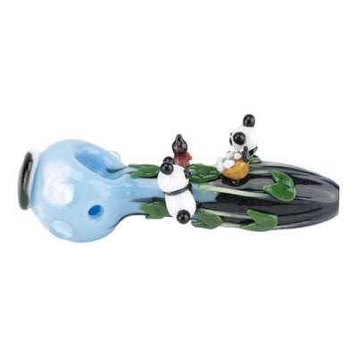 Empire Glassworks “Climbing Pandas” Hand Pipe 🐼 by Empire Glassworks | Mission Dispensary