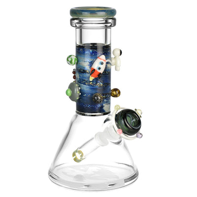 Empire Glassworks 8” Galaxy Baby Beaker Bong 🌙 🔭 by Empire Glassworks | Mission Dispensary