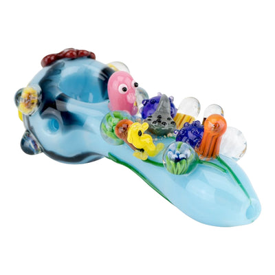Empire Glassworks Great Barrier Reef Hand Pipe 🐠 by Empire Glassworks | Mission Dispensary