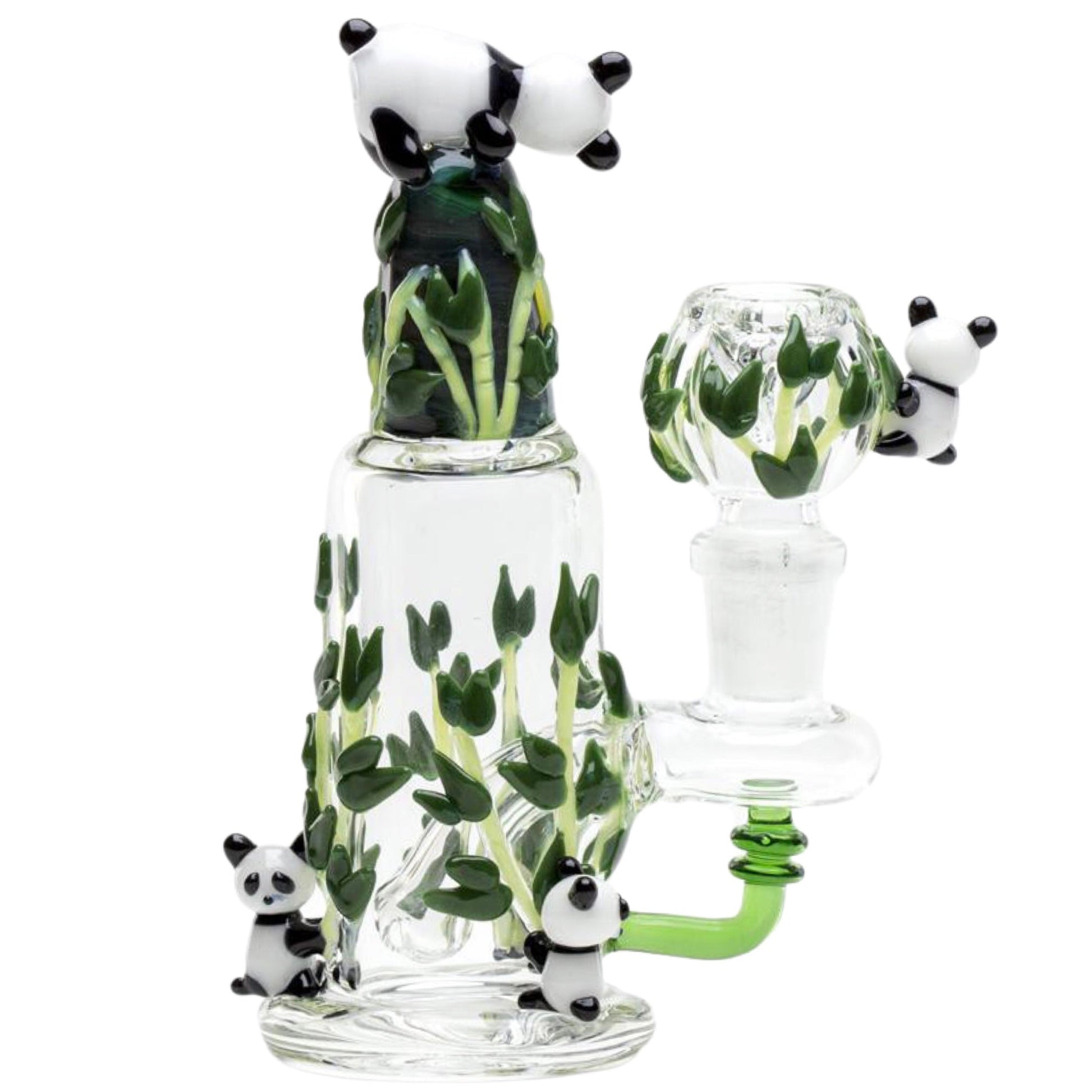 Empire Glassworks Panda Family Mini Bong 🐼 by Empire Glassworks | Mission Dispensary