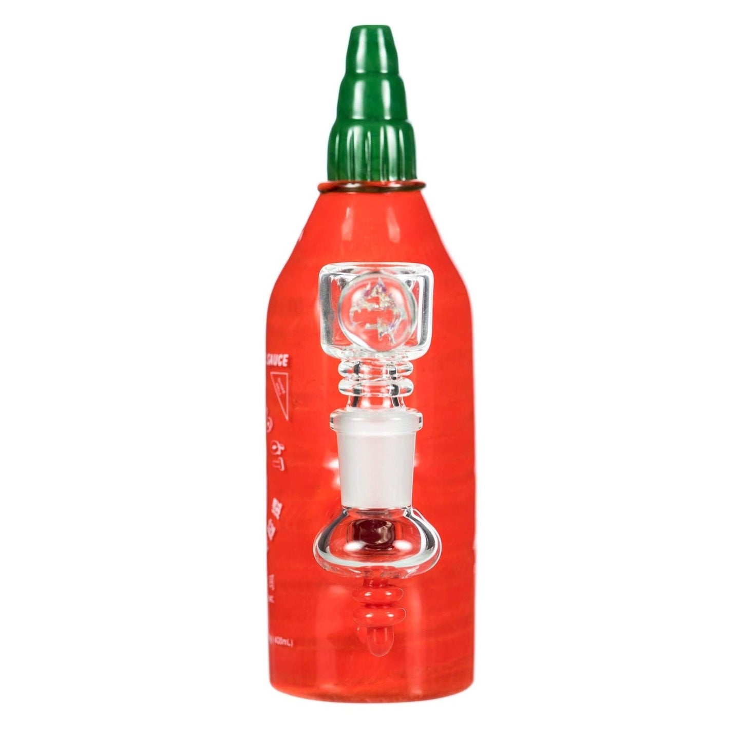 Empire Glassworks Sriracha Bottle Bong by Empire Glassworks | Mission Dispensary