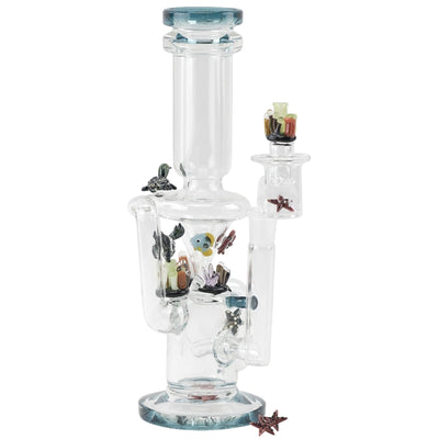 Empire Glassworks “Under the Sea” Recycler Rig 🐠 by Empire Glassworks | Mission Dispensary