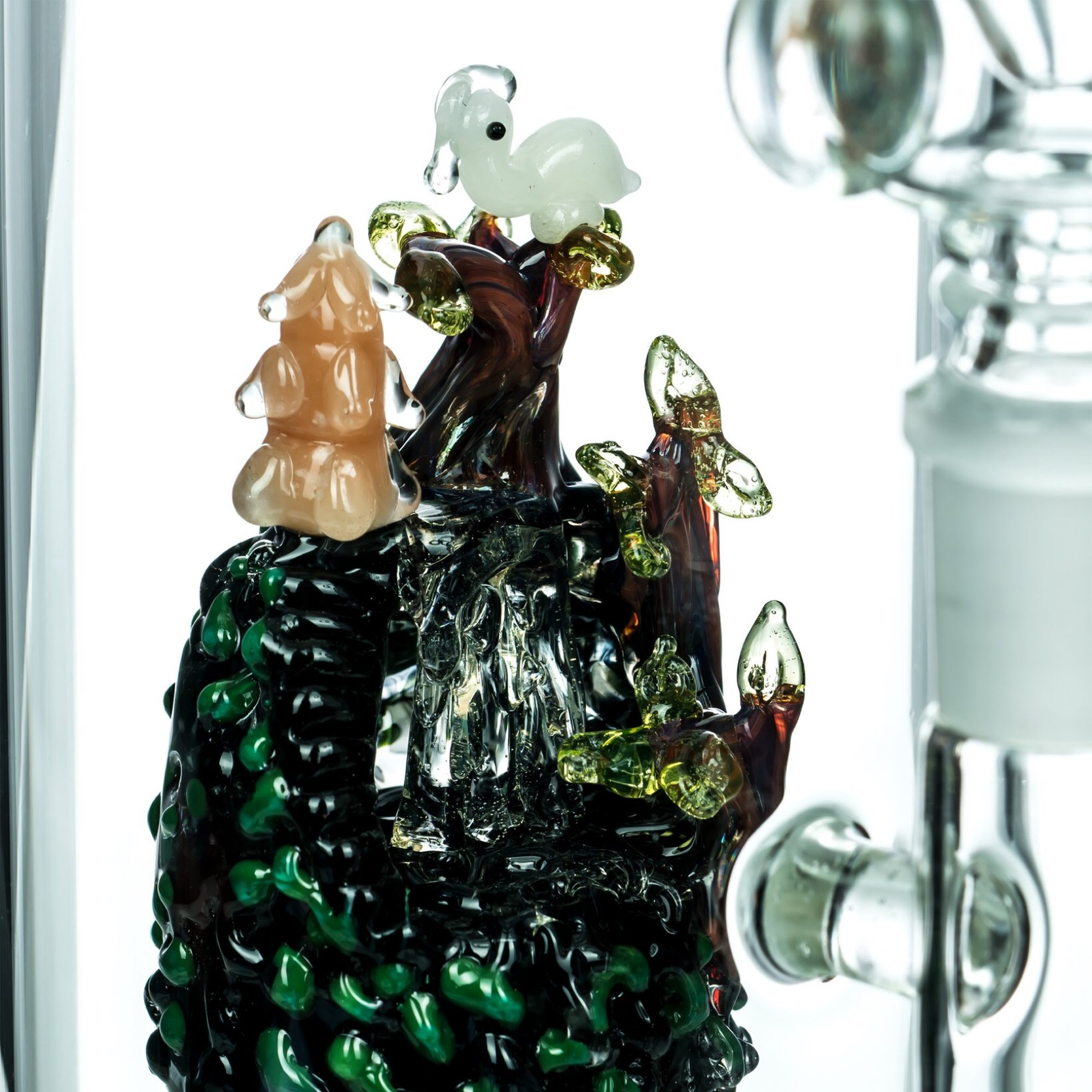 Empire Glassworks 12” Bioluminescent Bonsai Bong 🌳 by Empire Glassworks | Mission Dispensary