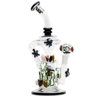 Empire Glassworks California Current Recycler Bong by Empire Glassworks | Mission Dispensary