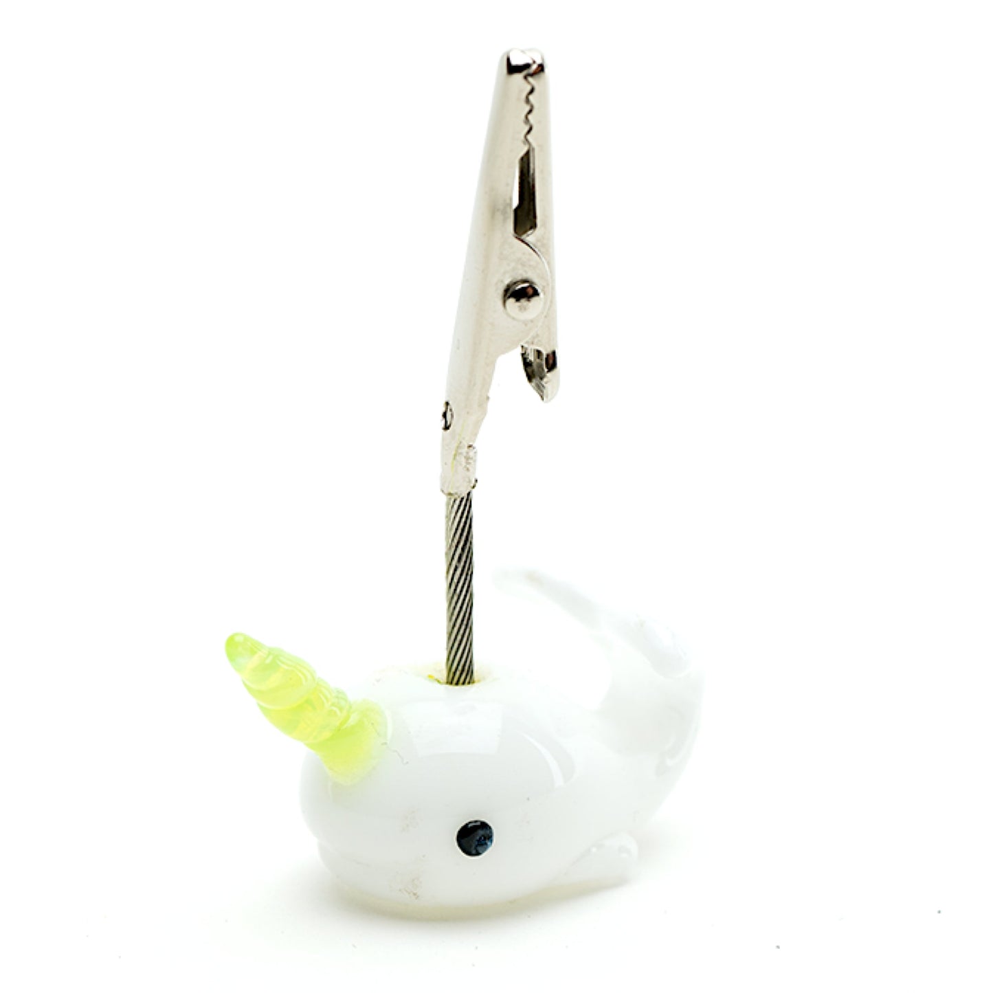 Empire Glassworks Cozmic Narwhal Roach Clip 🐳 by Empire Glassworks | Mission Dispensary