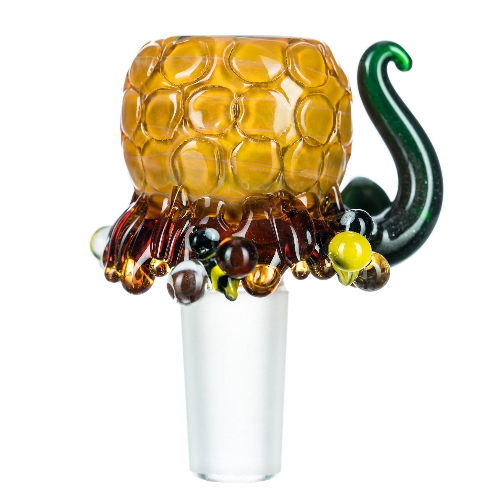 Empire Glassworks Honeycomb Beehive Glass Bowl by Empire Glassworks | Mission Dispensary