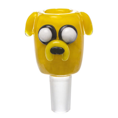 Empire Glassworks “Yellow Dog” Adventure Time Bowl Piece by Empire Glassworks | Mission Dispensary