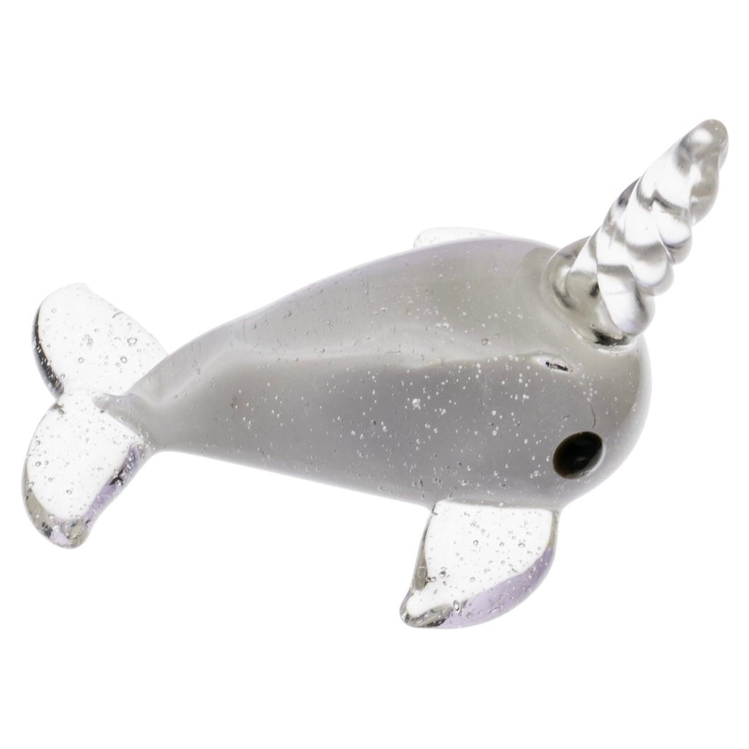Empire Glassworks UV Glass Mini Narwhal Dabber Tool 🐳 by Empire Glassworks | Mission Dispensary