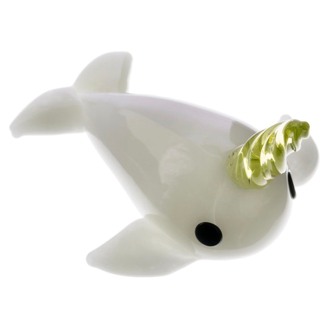 Empire Glassworks UV Glass Mini Narwhal Dabber Tool 🐳 by Empire Glassworks | Mission Dispensary
