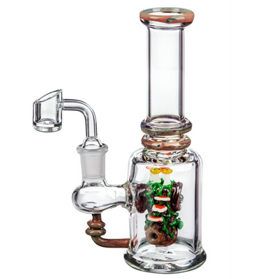 Empire Glassworks “Renew the Redwoods” UV Mini Beaker Bong 🌲 by Empire Glassworks | Mission Dispensary