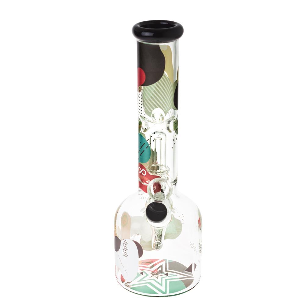 Famous Designs Aquarius 12” Glass Beaker Bong by Famous Brandz | Mission Dispensary