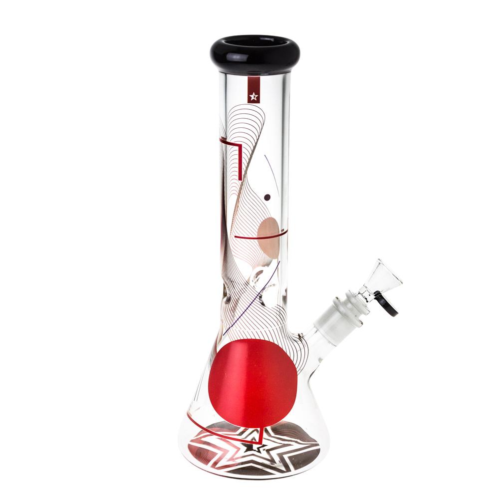 Famous Designs GOA 12” Glass Beaker Bong by Famous Brandz | Mission Dispensary