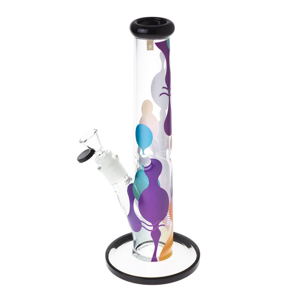 Famous Designs Panorama 12” Straight Tube Bong by Famous Brandz | Mission Dispensary