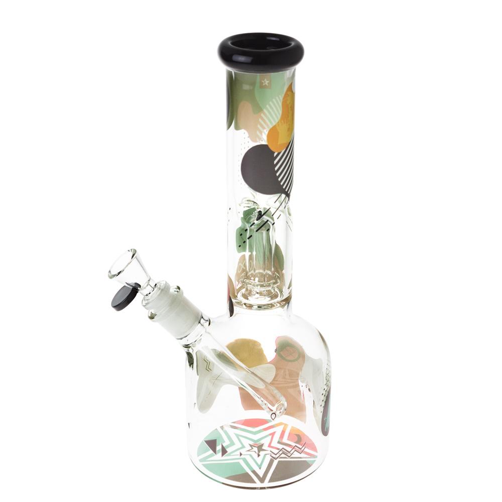 Famous Designs Aquarius 12” Glass Beaker Bong by Famous Brandz | Mission Dispensary