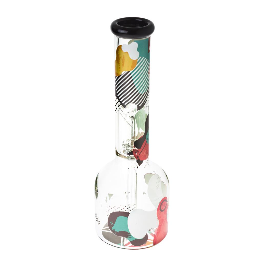 Famous Designs Aquarius 12” Glass Beaker Bong by Famous Brandz | Mission Dispensary