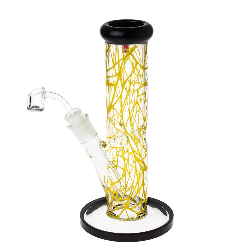 Famous Designs Contact 10” Straight Tube Rig by Famous Brandz | Mission Dispensary