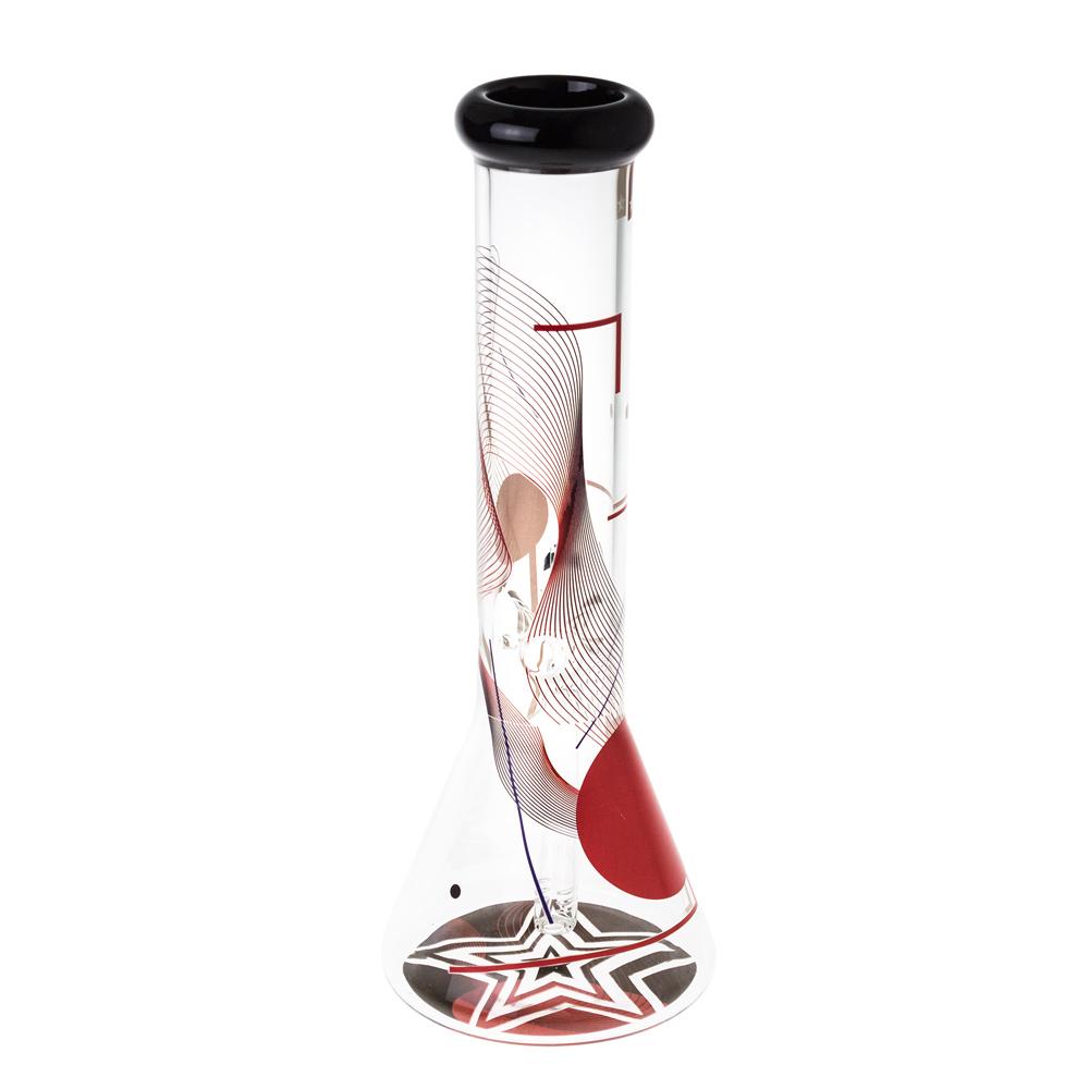 Famous Designs GOA 12” Glass Beaker Bong by Famous Brandz | Mission Dispensary