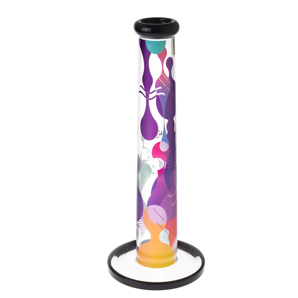 Famous Designs Panorama 12” Straight Tube Bong by Famous Brandz | Mission Dispensary